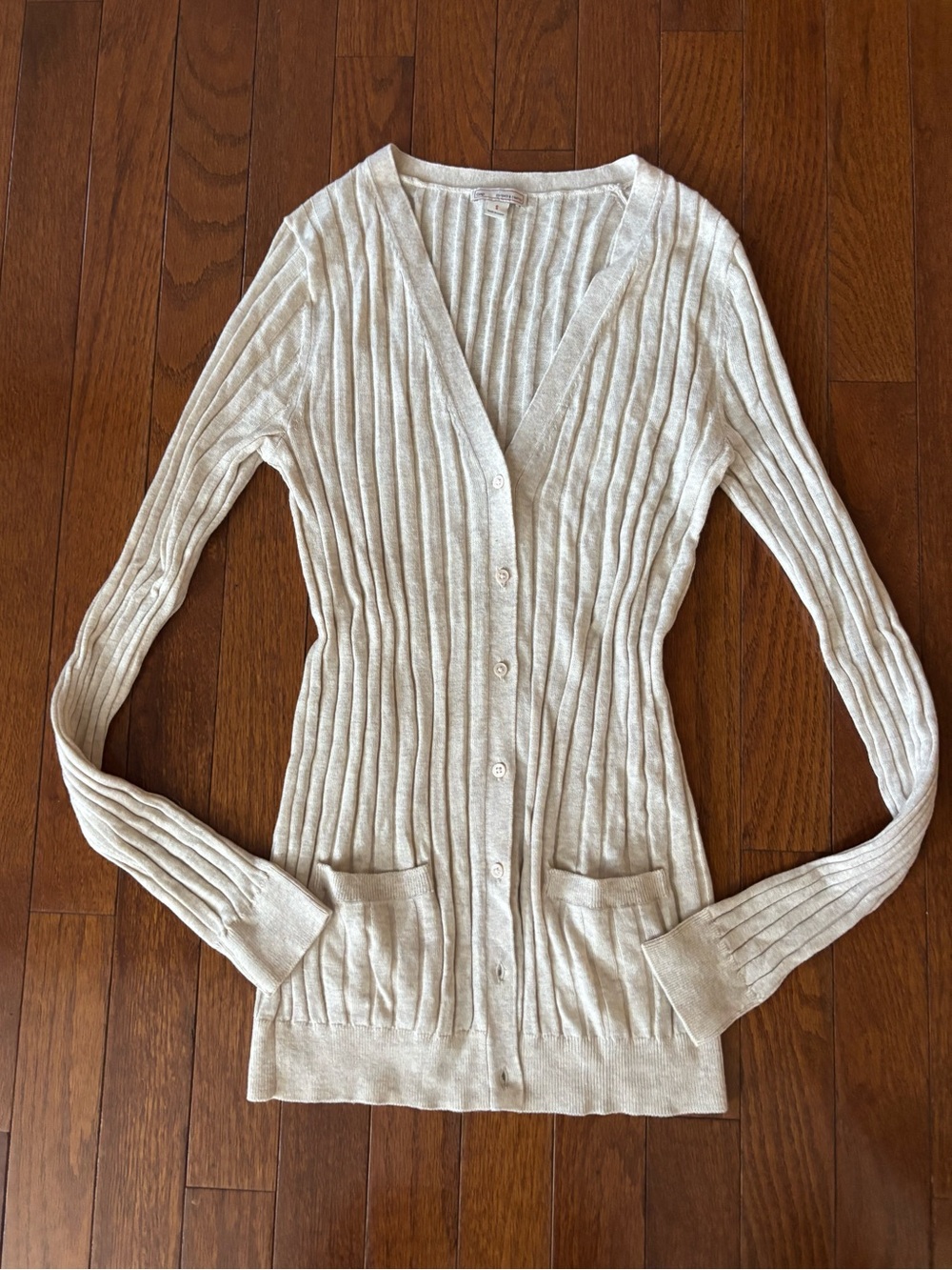 Vintage y2k gap preppy fitted cardigan with buttons